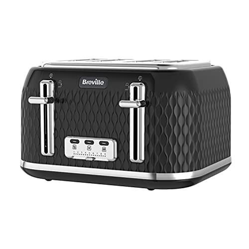black-toasters Breville Curve 4-Slice Toaster with High Lift and