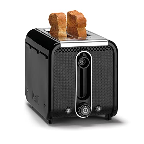 black-toasters Dualit 2 Slice Studio Toaster | Black with Polishe
