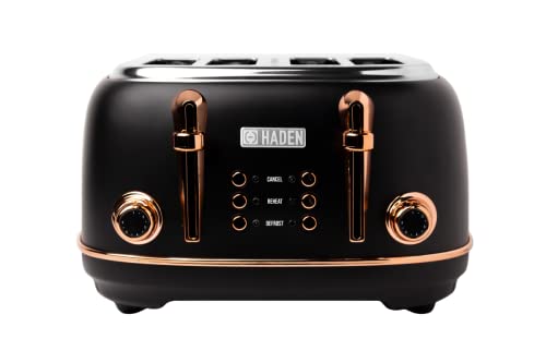 black-toasters Haden Heritage Black & Copper Toaster - Electric S