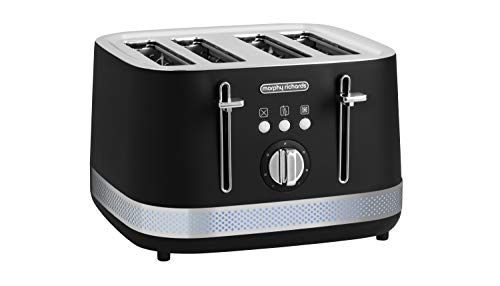 black-toasters Morphy Richards 248020 Illumination 4 Slice Toaste