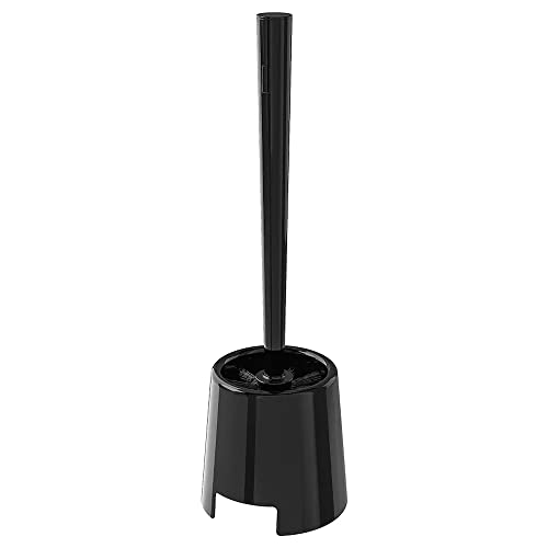 black-toilet-brushes IKEA BOLMEN - Toilet brush/holder, black