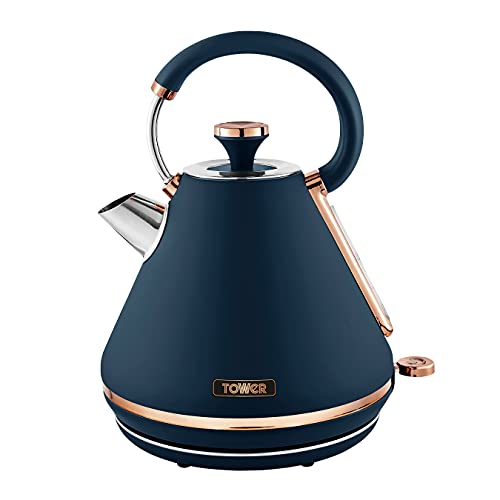 blue-kettles Tower T10044MNB Cavaletto Pyramid Kettle with Fast
