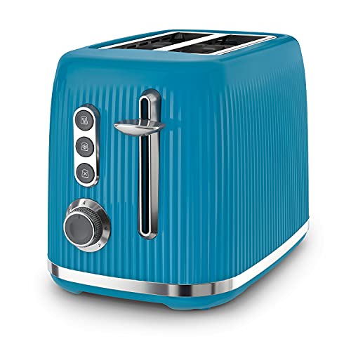 blue-toasters Breville Bold Blue 2-Slice Toaster with High-Lift