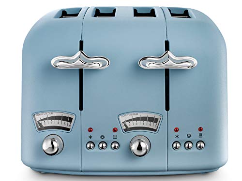 blue-toasters De'Longhi Argento Flora CT04.AZ 4 Slice Toaster -