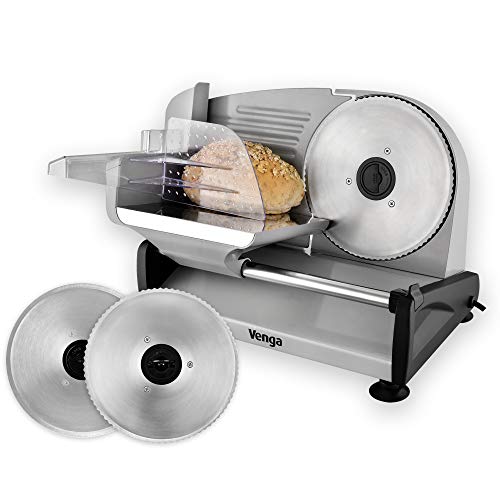 bread-slicers Venga! Electric Food Slicer, 1 Serrated Blade For