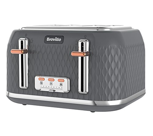 breville-toasters Breville VTT912 Curve Graphite 4 Slice Toaster, Hi