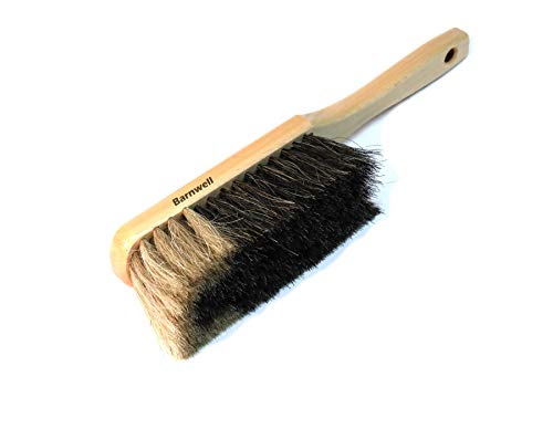 bricklayers-brushes Barnwell Horse Hair Dust Pan Hand Brush Soft Brist