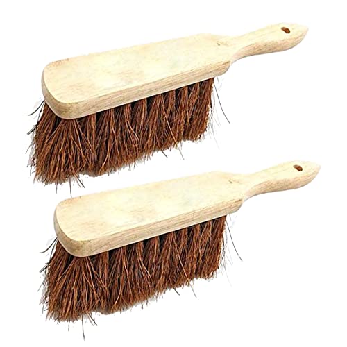 bricklayers-brushes Wooden Soft Hand Brush Natural Soft Coco Bristle B