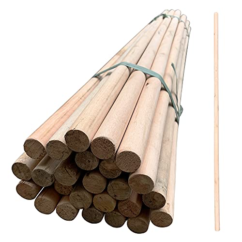 broom-handles Wooden Broom Handles – Pack of 25 Multipurpose B
