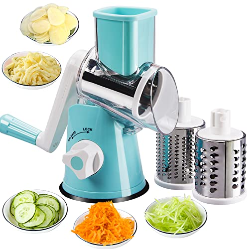 cabbage-slicers FAVIA Rotary Cheese Grater Handheld Slicers for Ve