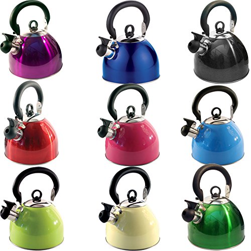 camping-kettles 2.5L STAIINLESS Steel Lightweight Whistling Kettle