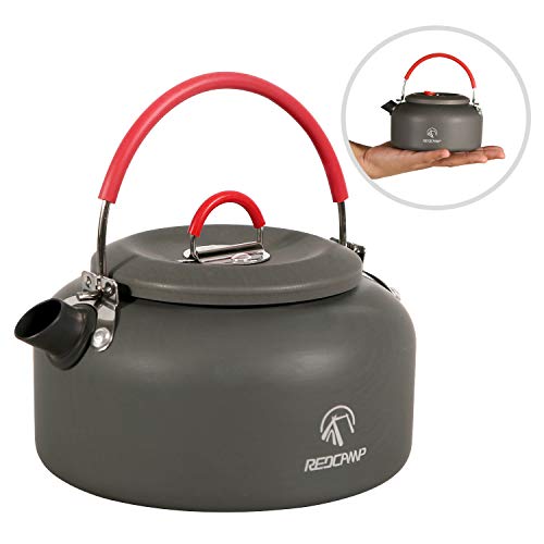 camping-kettles REDCAMP 0.8L Small Camping Kettle, Folding Water P