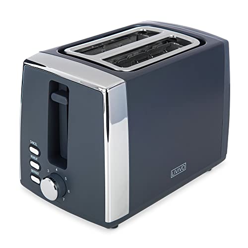 caravan-toasters LIVIVO Arian 2 Slice Toaster Matt Finish with Extr