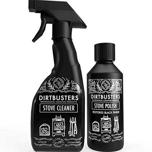 cast-iron-cleaners Dirtbusters Black Stove and Grate Polish 250ml and