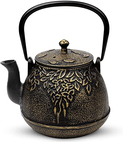 cast-iron-kettles TeaPot, Toptier Tea Kettle Japanese Cast Iron Teap