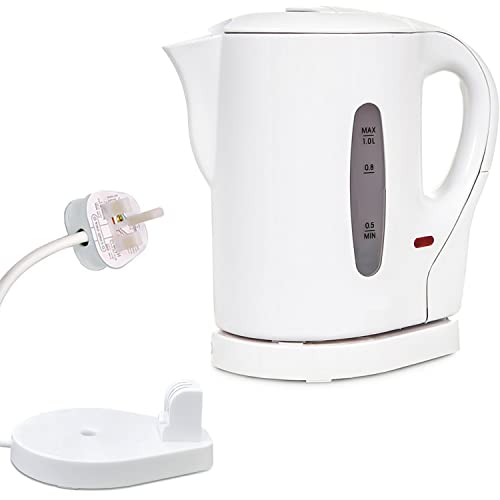 cheap-kettles 1 Litre 830W Electric Cordless Kitchen Kettle for