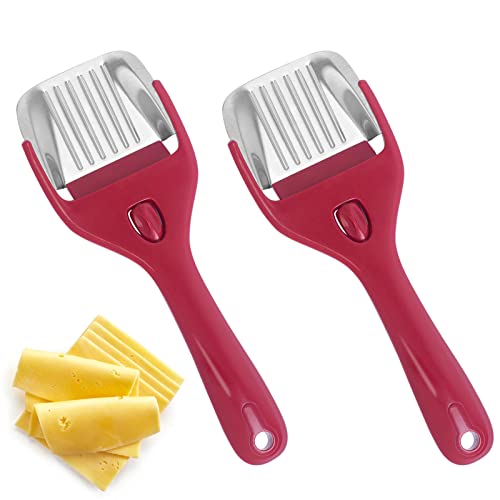 cheese-slicers Cheese Slicer 2 PCS with Adjustable Thickness Stai