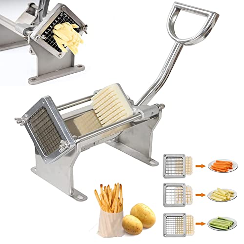chip-slicers ybaymy Commercial French Fry Cutter Stainless Stee