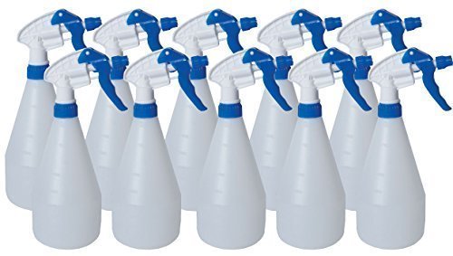 cleaning-spray-bottles 10x Complete Pack Of 750ml Blue Coloured Hand Trig