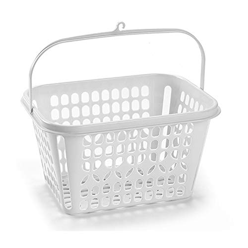 cloth-baskets PlasticForte 1 x Hanging Peg Basket - Plastic Laun