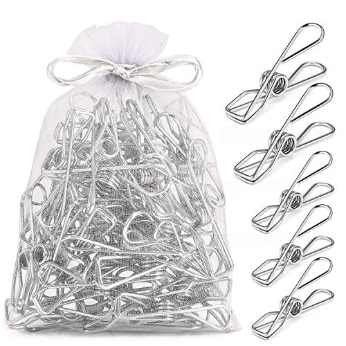 cloth-clips Clothes Pegs Chip Clips Pack of 40, Long-lasting S