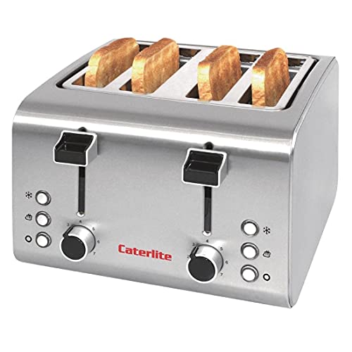commercial-toasters Caterlite 4 Slot Stainless Steel Toaster Innovativ