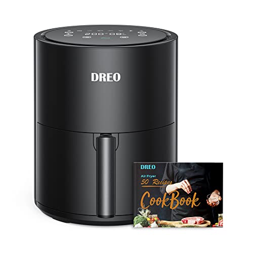 compact-air-fryers Dreo Air Fryer, 40℃ to 200℃, 50-Recipes Cookbo