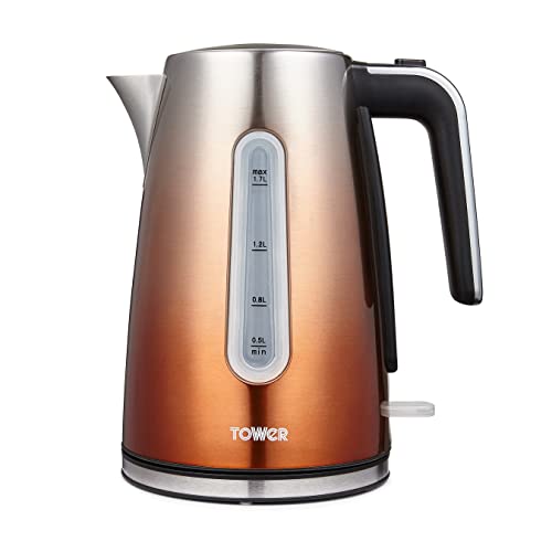 copper-kettles Tower T10046COP Infinity Ombre 1.7 Litre Open Hand