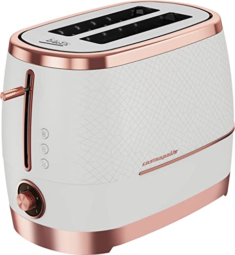 copper-toasters Beko Cosmopolis Toaster TAM8202W, Retro White Rose