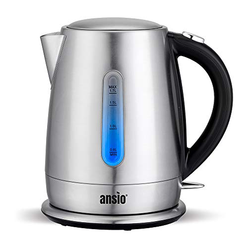 cordless-kettles ANSIO Electric Kettle Stainless Steel Kettle 1.7L