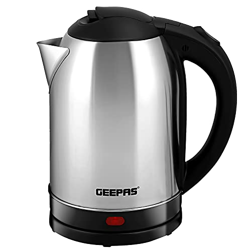cordless-kettles Geepas Electric Kettle, 1500W | Stainless Steel Co