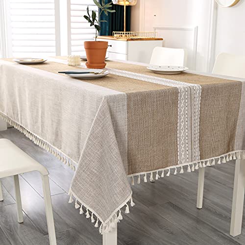 cotton-cloths SUCHDECO Linen Tablecloth Cotton Table Cloth Recta