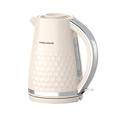 cream-kettle-and-toaster-sets Morphy Richards 108272 Hive Kettle Cream