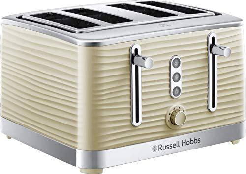 cream-toasters Russell Hobbs 24384 Cream Inspire 4 Slice Toaster,