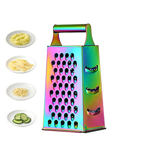 cucumber-slicers Large Stainless Steel 4 Sides Grater Slicer with H