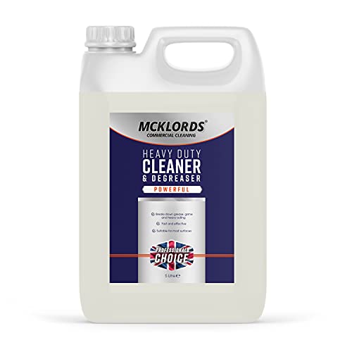 deep-fat-fryer-cleaners McKLords Heavy Duty Cleaner and Degreaser, 5 Litre