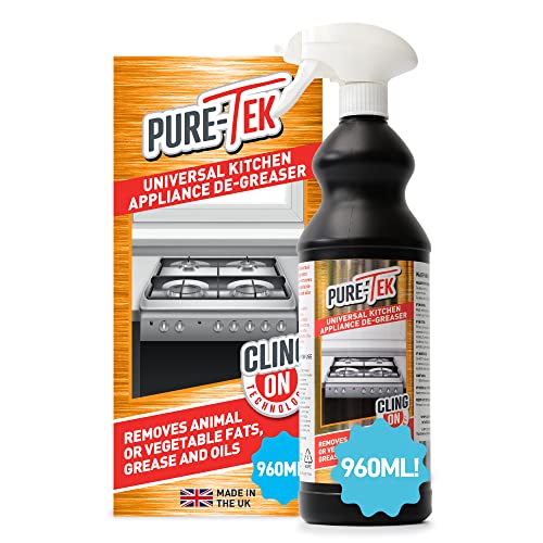 deep-fat-fryer-cleaners Pure-Tek Degreaser Spray, Kitchen and Cooker Clean