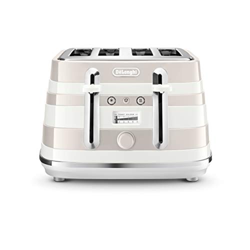 delonghi-toasters De'Longhi Avvolta 4-slot toaster, reheat, defrost