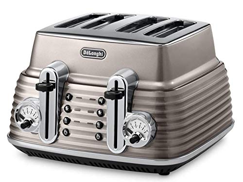 delonghi-toasters De'Longhi Scultura CTZ4003BG 4-slice Toaster - Cha