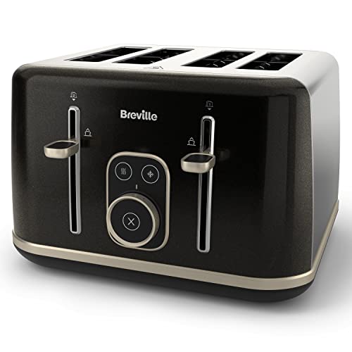 digital-toasters Breville Aura 4 Slice Toaster | Touch Control Pane