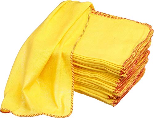 duster-cloths Premium 50pk Jumbo Yellow Duster 50x40cm Heavy Dut