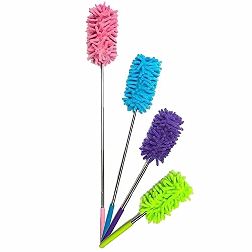 dusting-brushes Extendable Feather Duster Telescopic Microfiber Cl