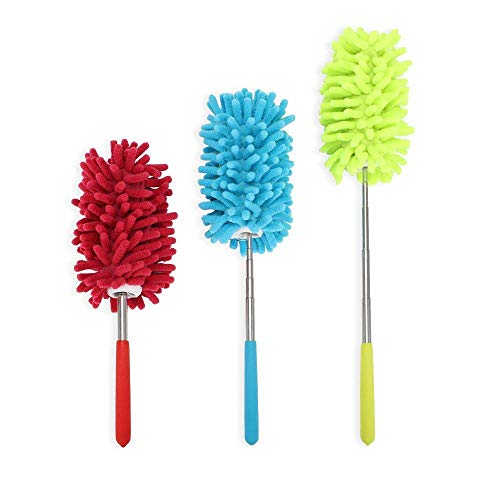 dusting-brushes KissDate Microfiber Extendable Hand Dusters Washab