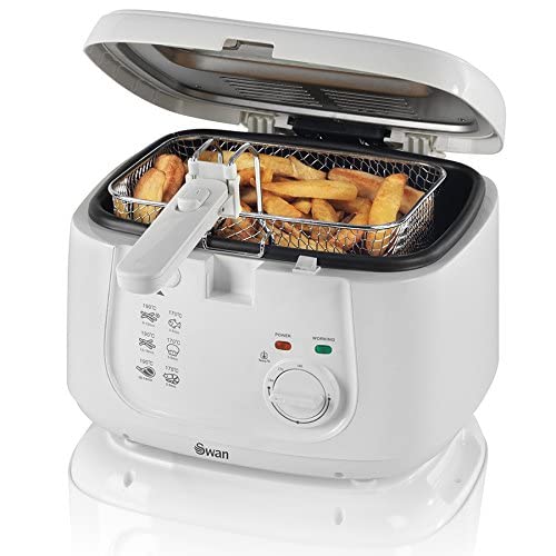 easy-clean-deep-fat-fryers Swan SD6080N 2.5 Litre Deep Fat Fryer with Viewing