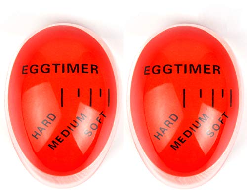 egg-boiler-timers Colour Changing Egg Timer, Bidear 2 Pack Heat Sens