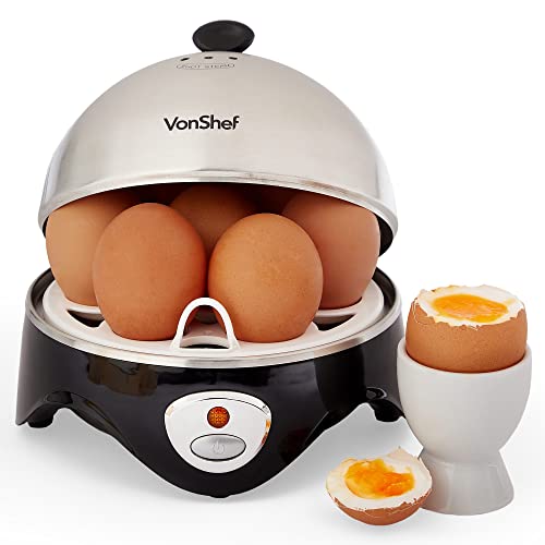 electric-egg-boilers VonShef 3 in 1 Egg Boiler, Poacher & Omelette Make