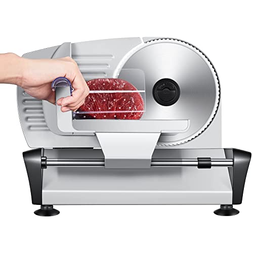 electric-meat-slicers Meat Slicer Machine for Home, HOUSNAT Electric Bre