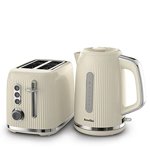 electric-toasters Breville Bold Cream Kettle and Toaster Set | with