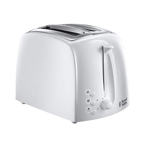 electric-toasters Russell Hobbs 21640 Textures 2-Slice Toaster, Whit