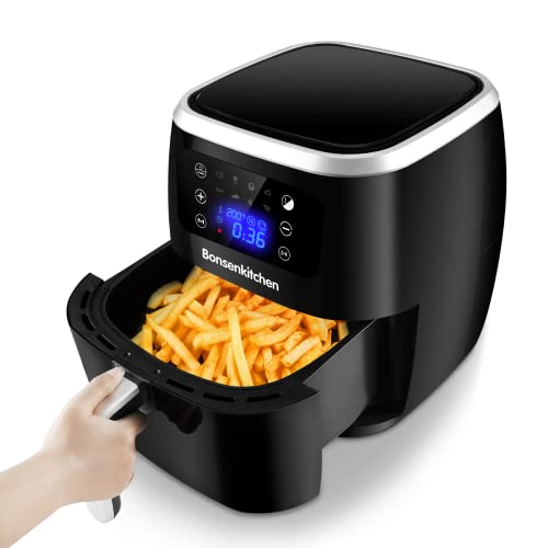 extra-large-air-fryers Bonsenkitchen Air Fryer, 6L Large Capacity Air Fry